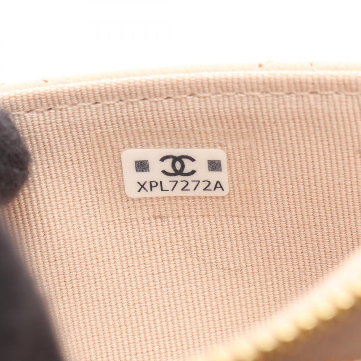 Chanel CC Zip Card Case · Leather