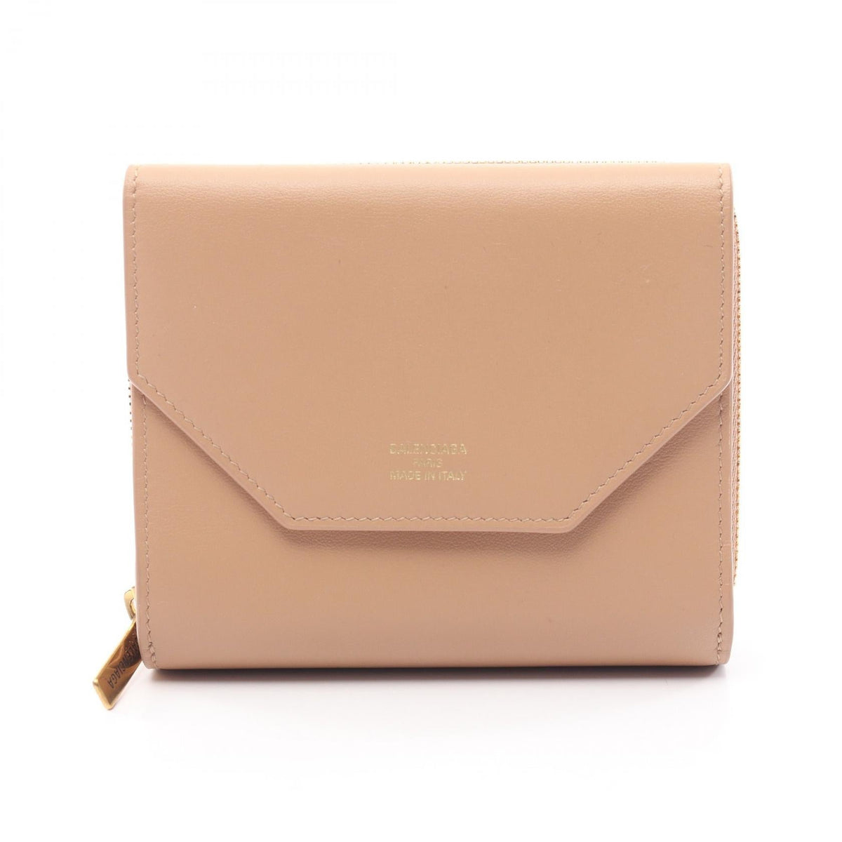 BALENCIAGA Envelope · Leather Trifold Wallet