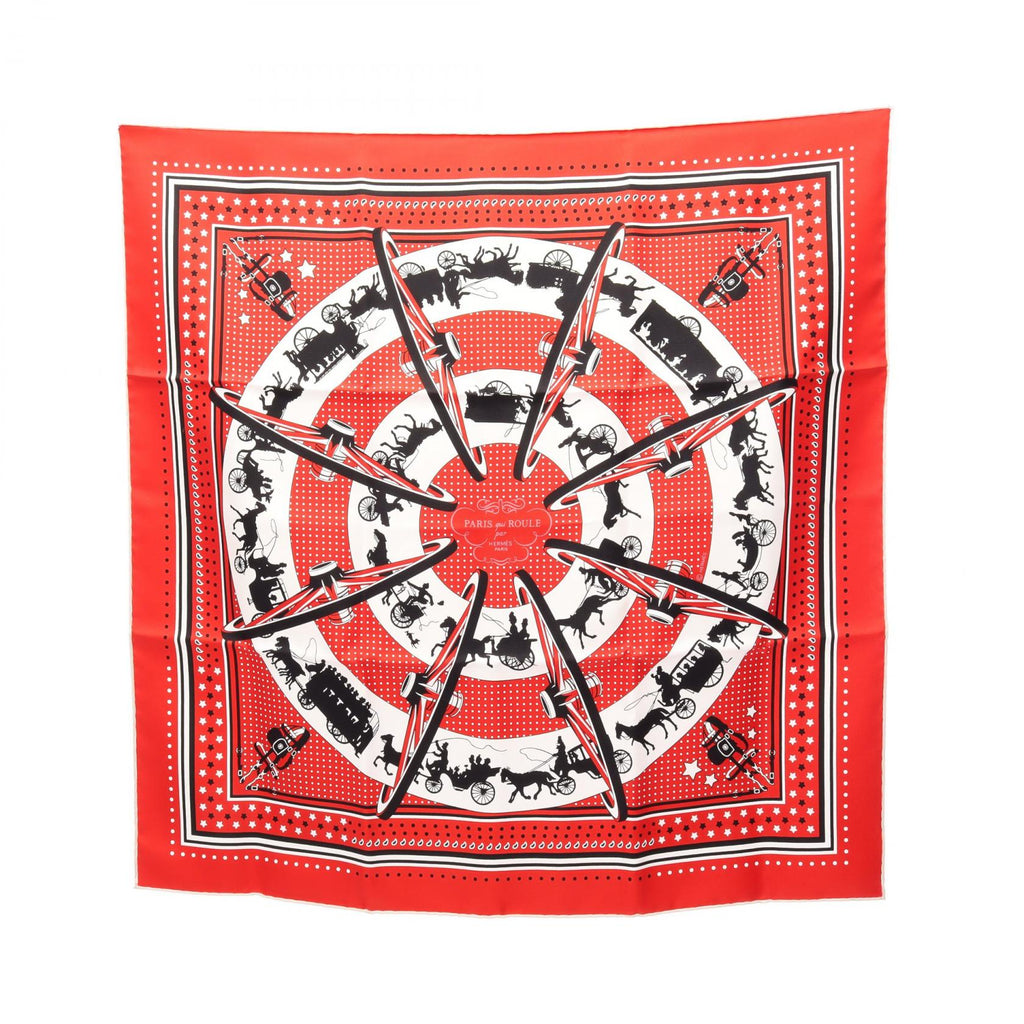Hermès Carré 55 · Paris Qui Roule · Silk