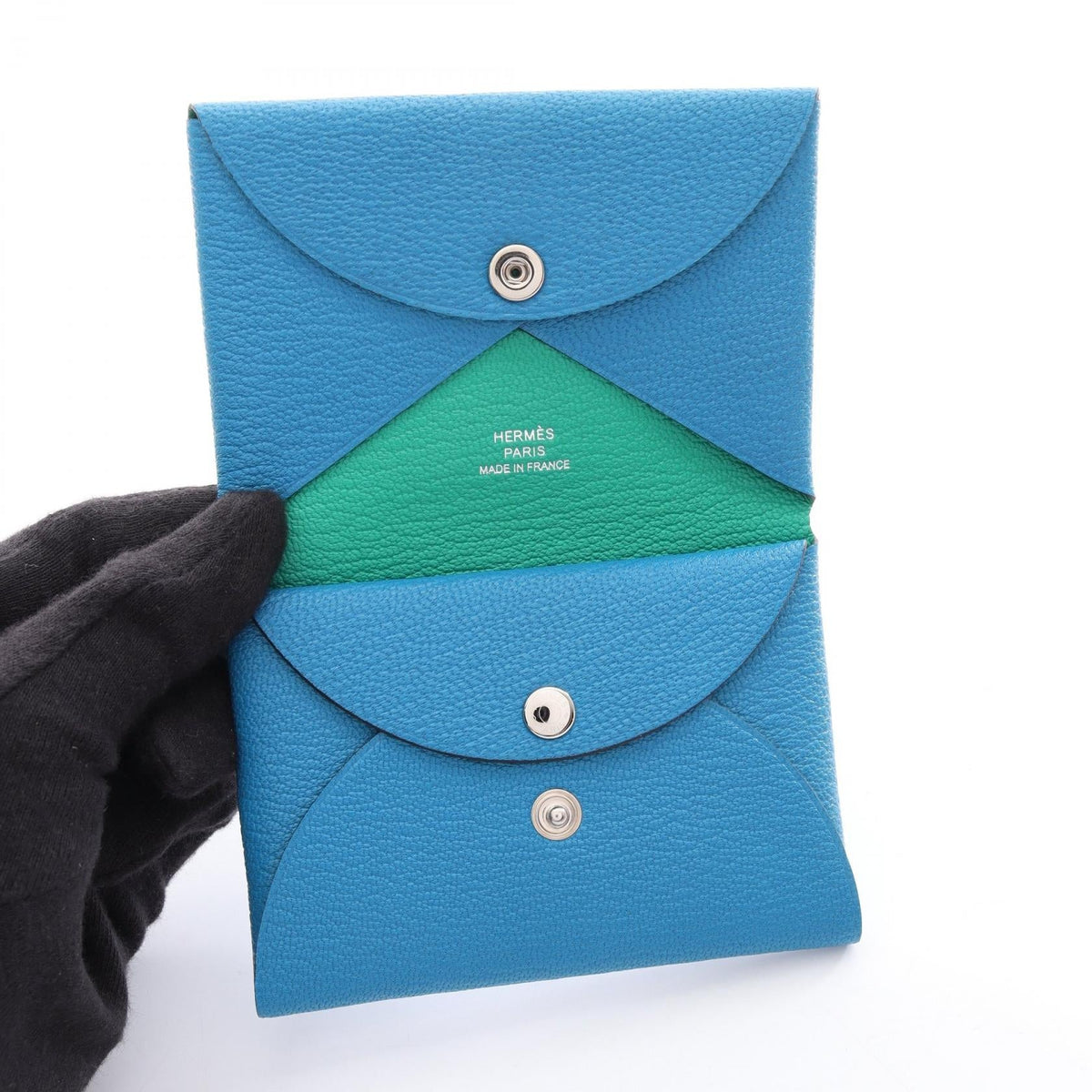 Hermès Calvi Duo Verso · Chèvre