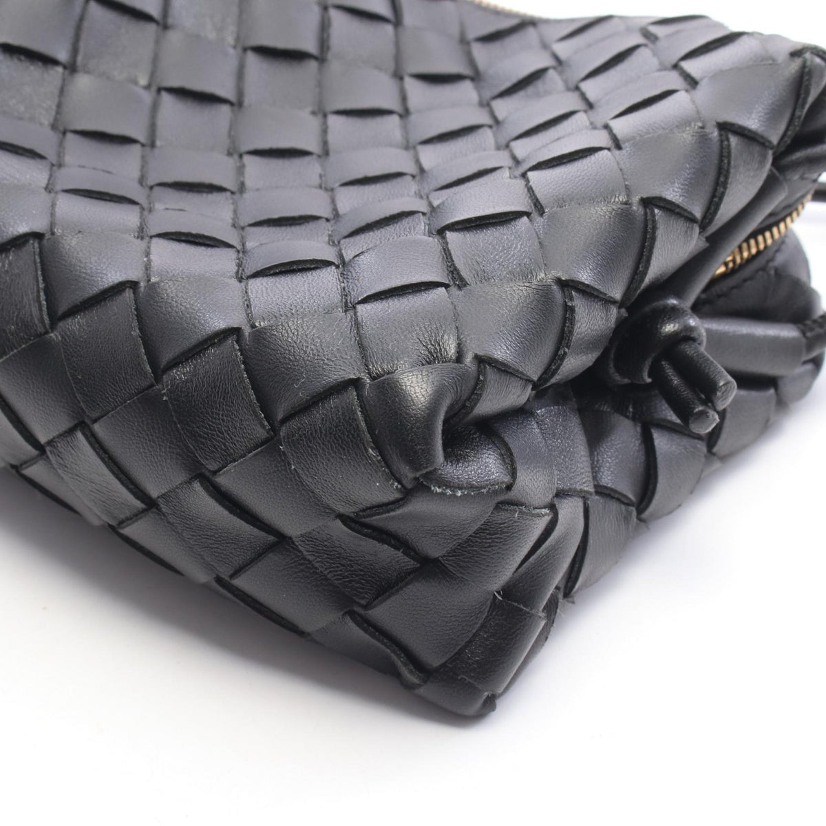 Bottega Veneta Loop · Intrecciato Leather