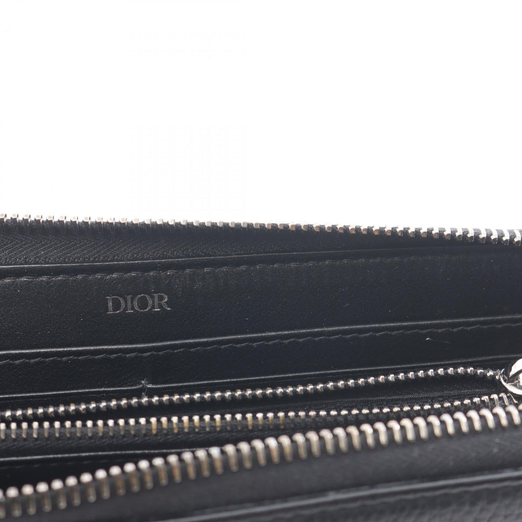 Dior CD Icon Zip Wallet · Leather