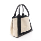 BALENCIAGA Navy Cabas S · Canvas & Leather
