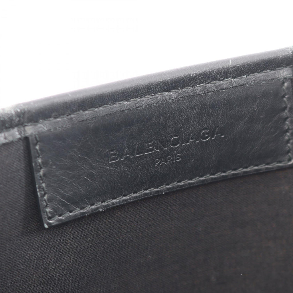 BALENCIAGA Navy Cabas S · Canvas & Leather