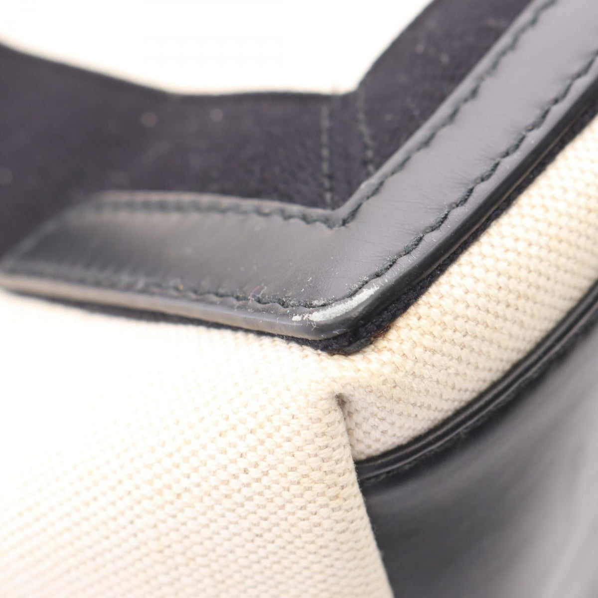 BALENCIAGA Navy Cabas S · Canvas & Leather
