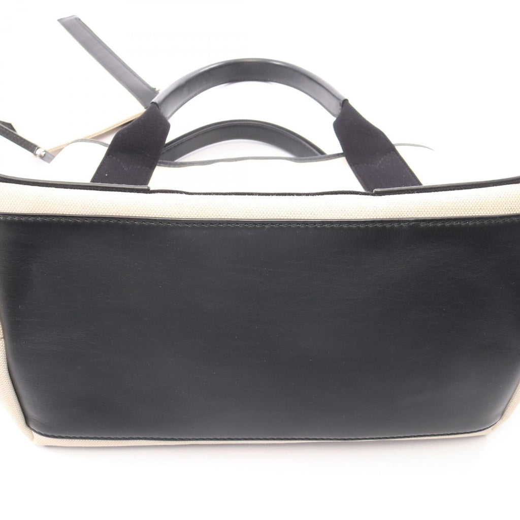 BALENCIAGA Navy Cabas S · Canvas & Leather