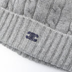 CELINE Triomphe · Cashmere Knit Hat