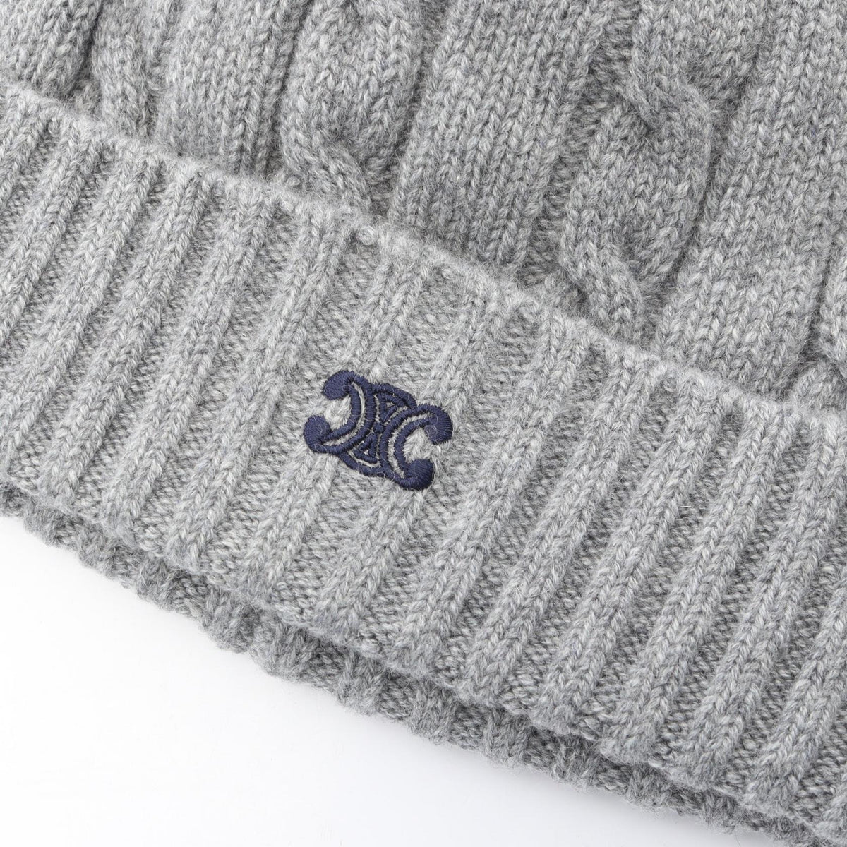 CELINE Triomphe · Cashmere Knit Hat