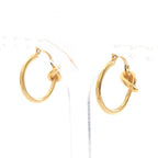 Celine Knot · Hoop Earrings · Gold Plated