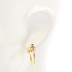 Celine Knot · Hoop Earrings · Gold Plated