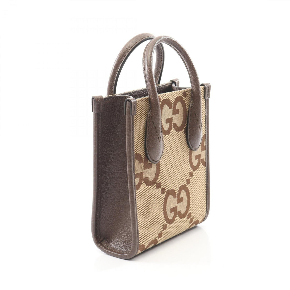 Gucci Jumbo GG · Canvas Leather Tote