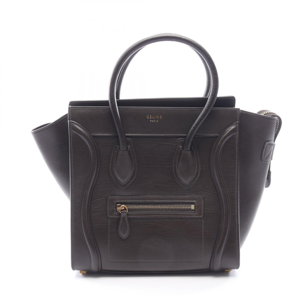 Celine Luggage Micro Shopper · Leather