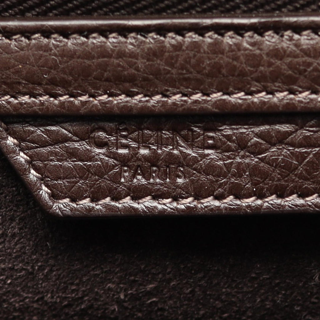Celine Luggage Micro Shopper · Leather