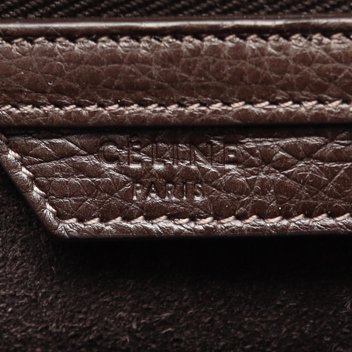 Celine Luggage Micro Shopper · Leather
