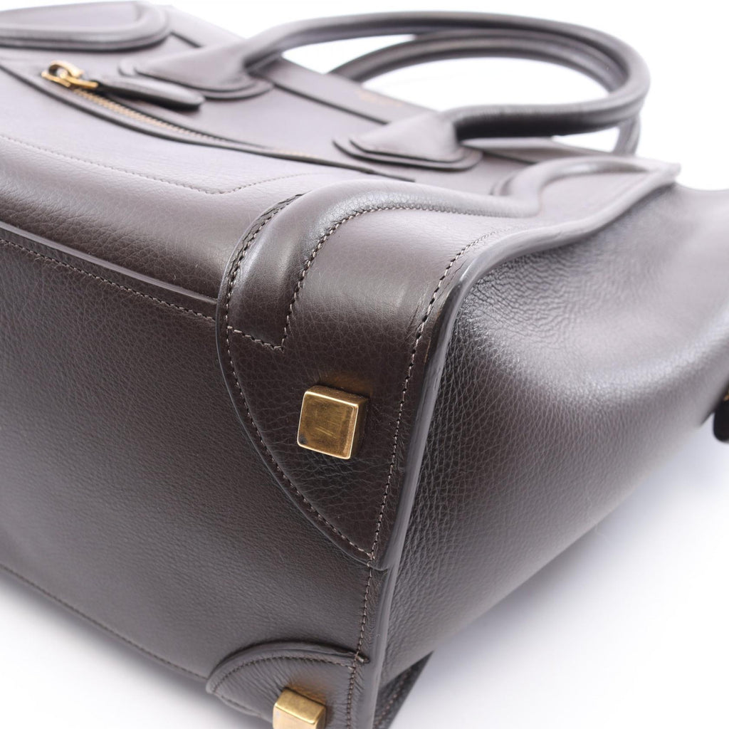 Celine Luggage Micro Shopper · Leather
