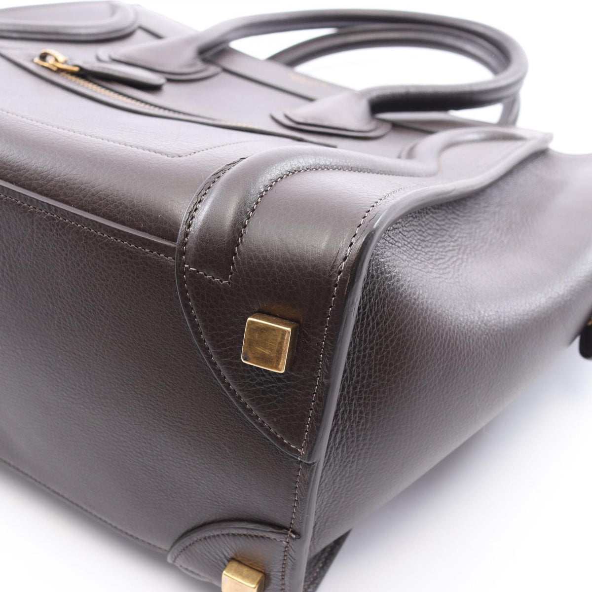 Celine Luggage Micro Shopper · Leather