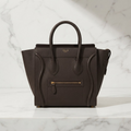 Celine Luggage Micro Shopper · Leather