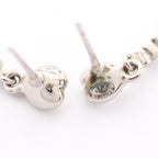Chanel Coco Mark · Heart Rhinestone Earrings