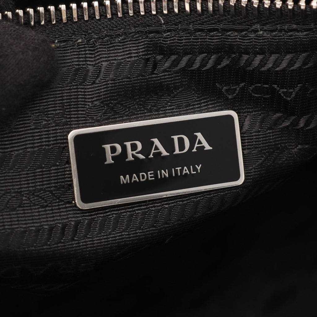 PRADA Terry Lettering Logo Tote