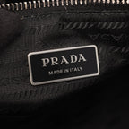 PRADA Terry Lettering Logo Tote