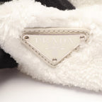 PRADA Terry Lettering Logo Tote