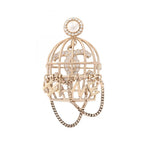 Chanel Birdcage Brooch · Pearl & Rhinestone
