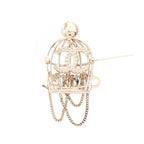 Chanel Birdcage Brooch · Pearl & Rhinestone