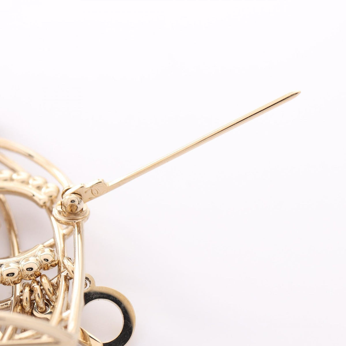 Chanel Birdcage Brooch · Pearl & Rhinestone