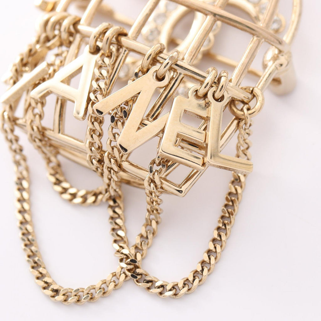Chanel Birdcage Brooch · Pearl & Rhinestone