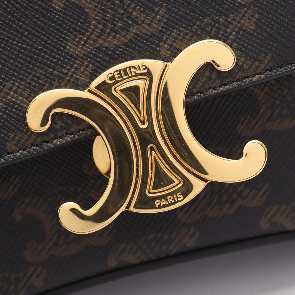 Celine Triomphe Teen Laura · Coated Canvas