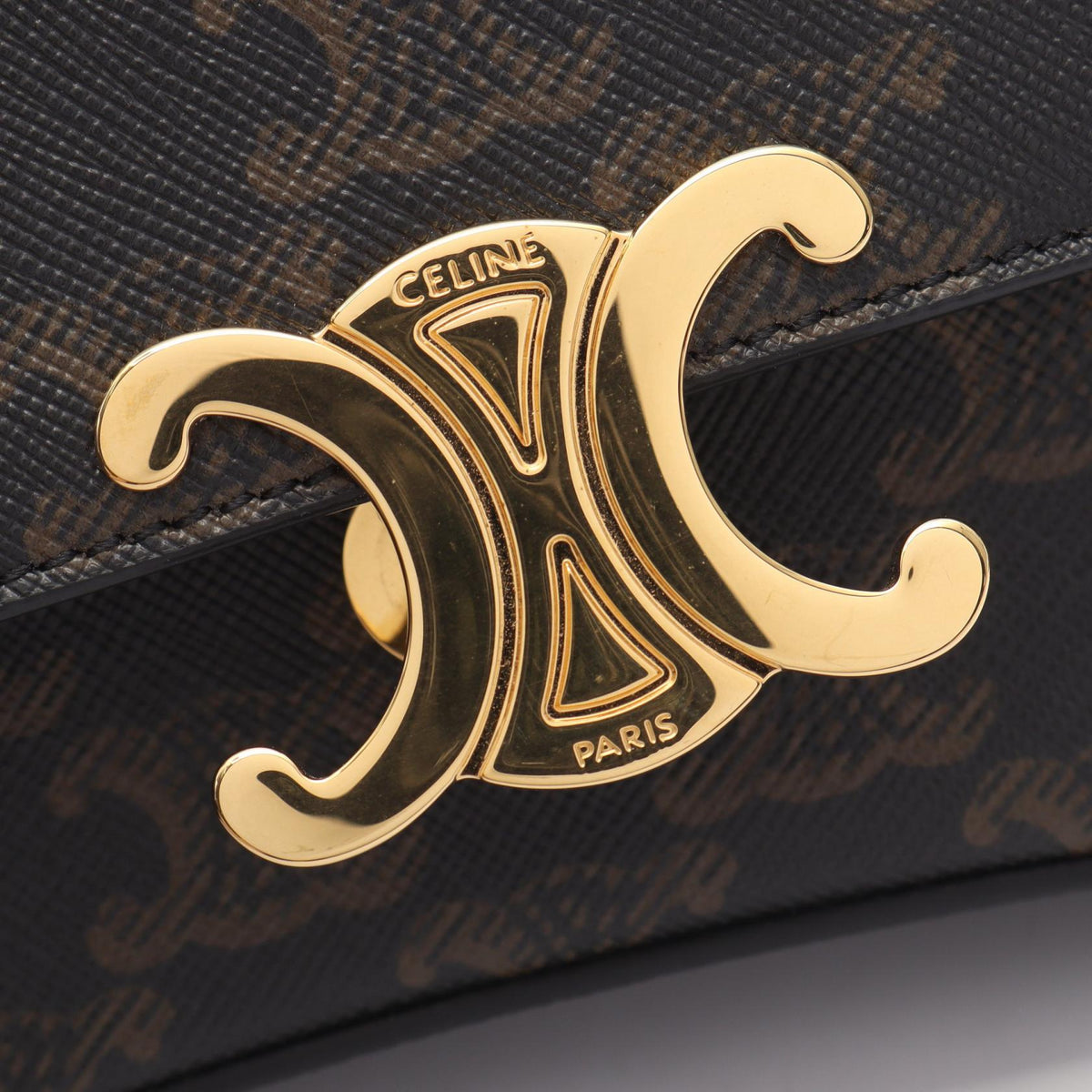 Celine Triomphe Teen Laura · Coated Canvas