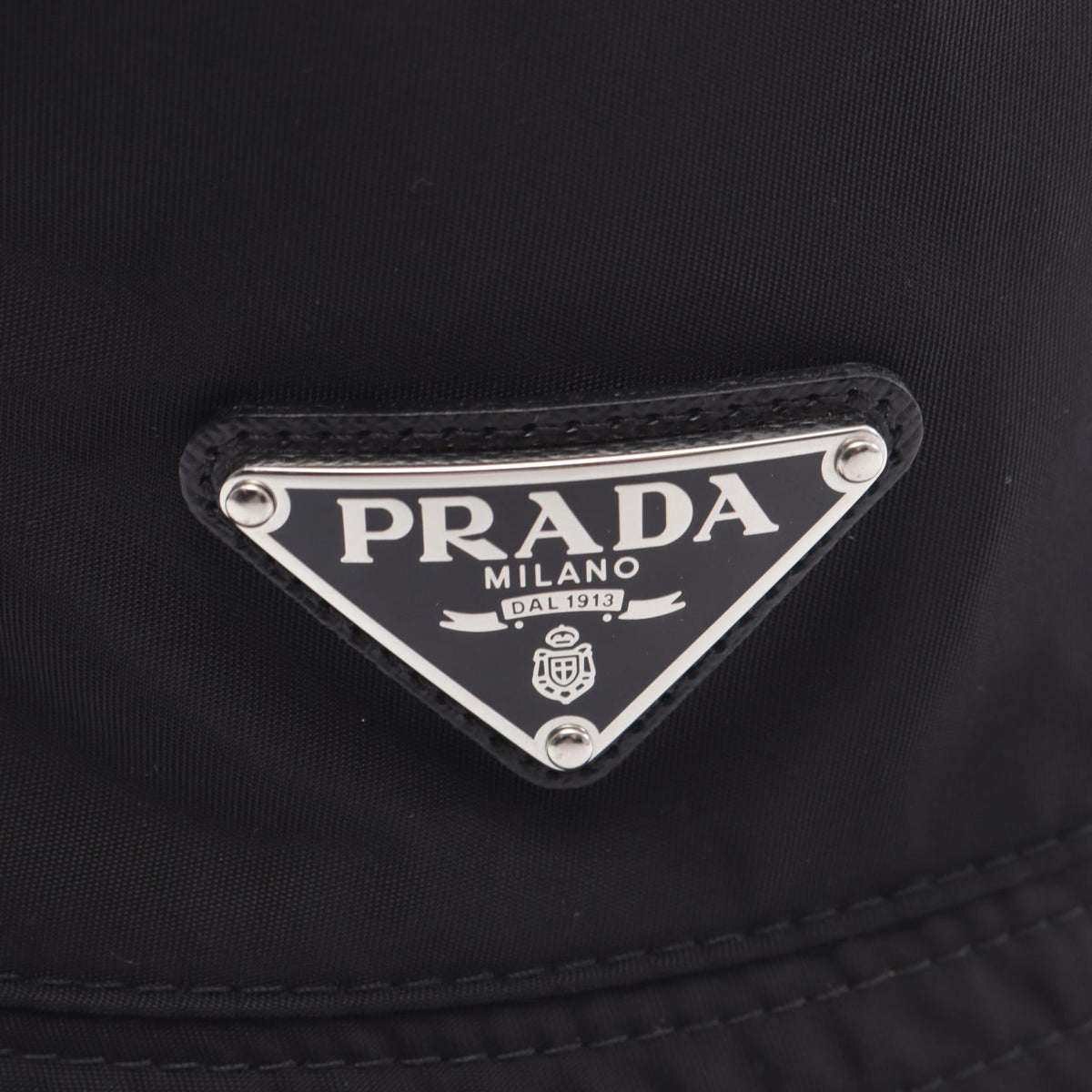 Prada Triangle Logo · Nylon Bucket Hat