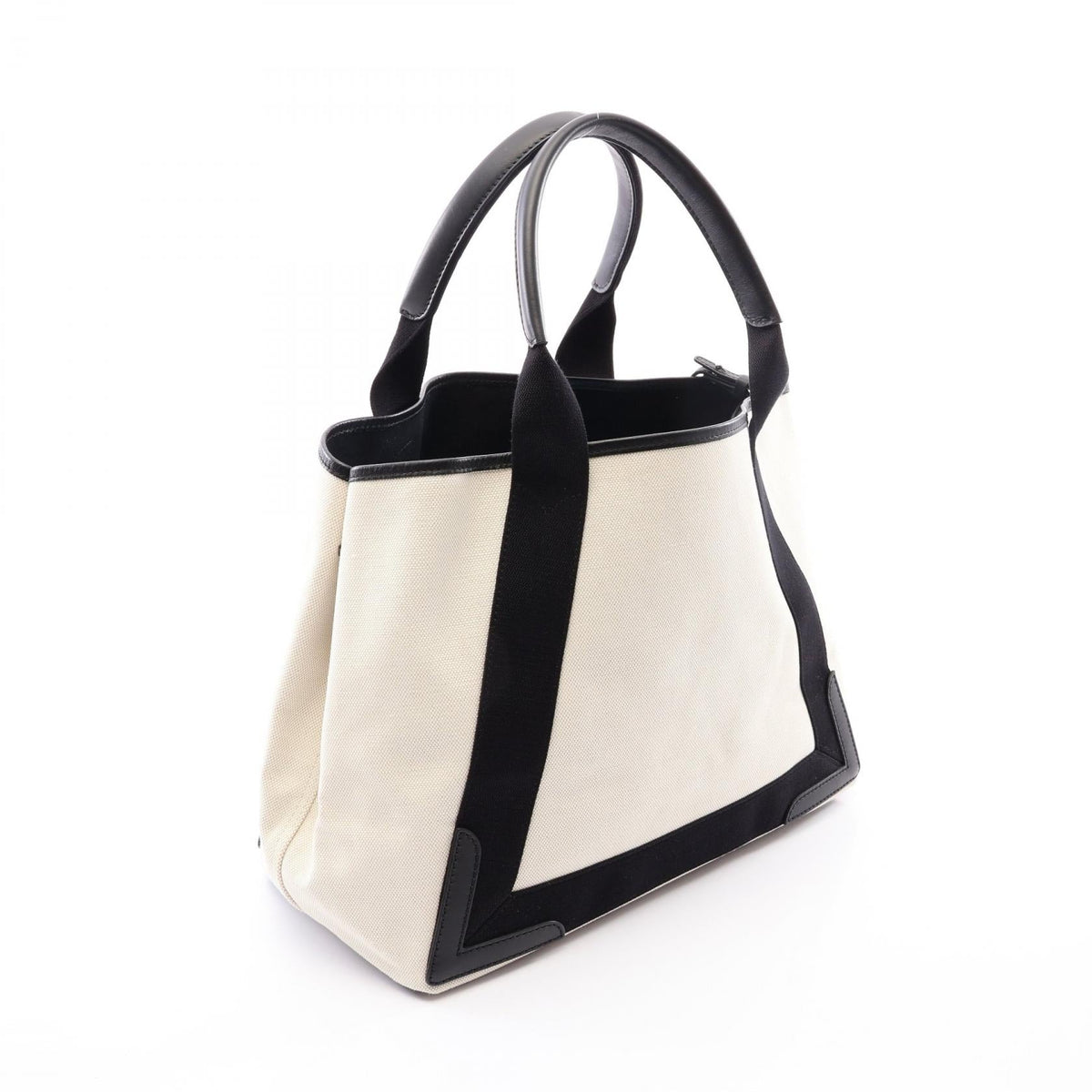 Balenciaga Navy Cabas · Canvas & Leather