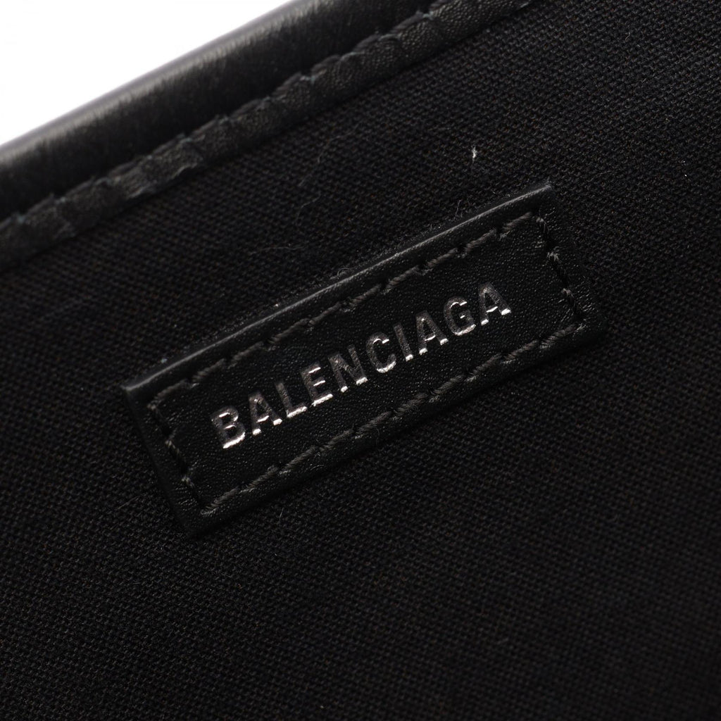 Balenciaga Navy Cabas · Canvas & Leather