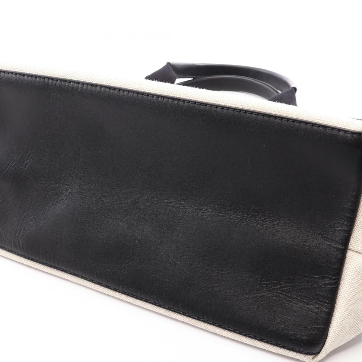Balenciaga Navy Cabas · Canvas & Leather