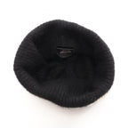 Chanel Pearl Logo · Cashmere Knit Hat