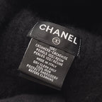 Chanel Pearl Logo · Cashmere Knit Hat