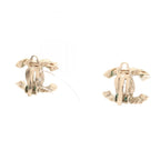 Chanel · CC Logo Earrings · Pearl Drop