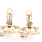 Chanel · CC Logo Earrings · Pearl Drop