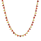 "Color Crush" Simulated Gemstone 18" Tennis Necklace