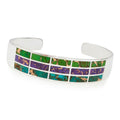 Southwest Elements Sterling Silver Colors of Mohave Turquoise Bracelet