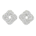 Diamond Treasures 0.35ctw Diamond "Love Knots" Stud Earrings