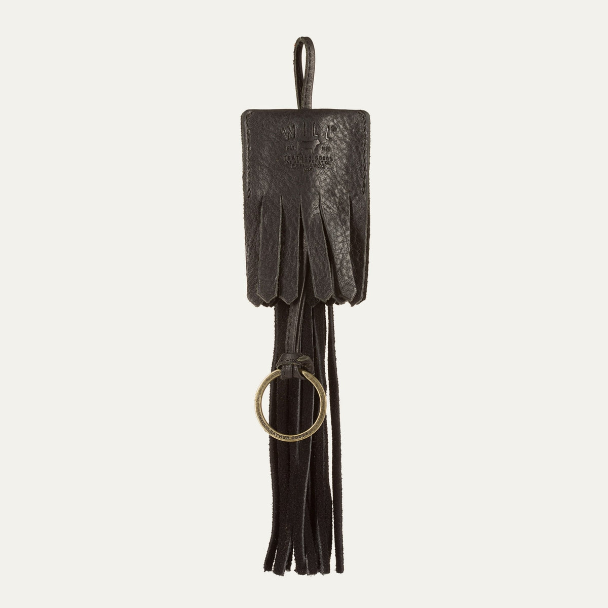 Leather Key Fob Tassel