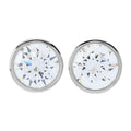 Brilliante 6.00 DEW Simulated Diamond Bezel Set Stud Earrings