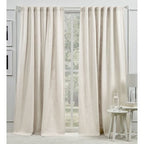 Lauren Ralph Lauren Vienna Light Filtering Ivory Curtain Panel - 54 x 84 inches