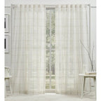 Rubin Sheer Back Tab Rod Pocket Curtain Panel