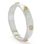 Anatolia by Cevherun 24K Gold Accented 0.12ctw Diamond Studded Ring