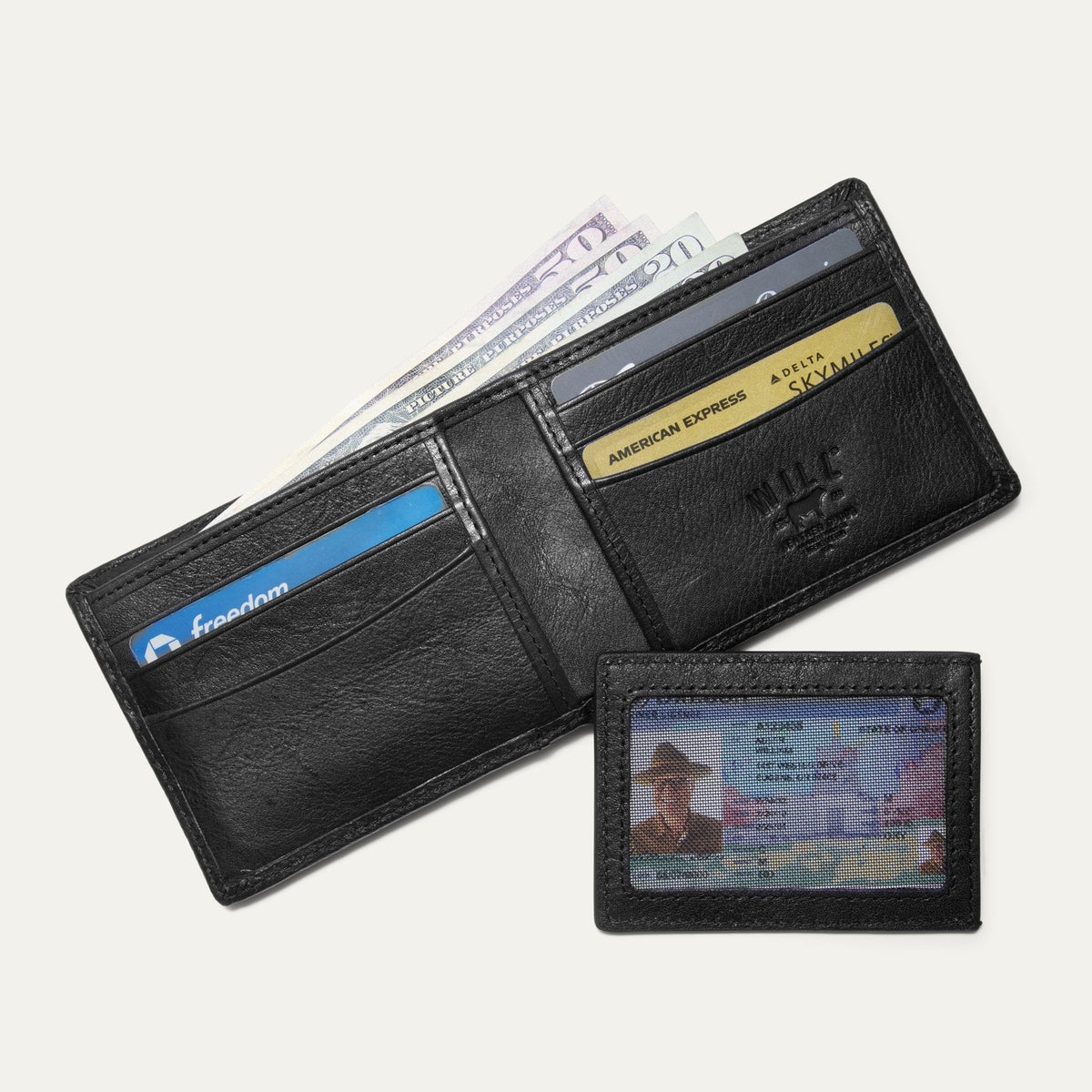 Companion Billfold Wallet Noir