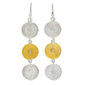 Anatolia by Cevherun 24K Gold Accented 0.12ctw Diamond Circles Earrings