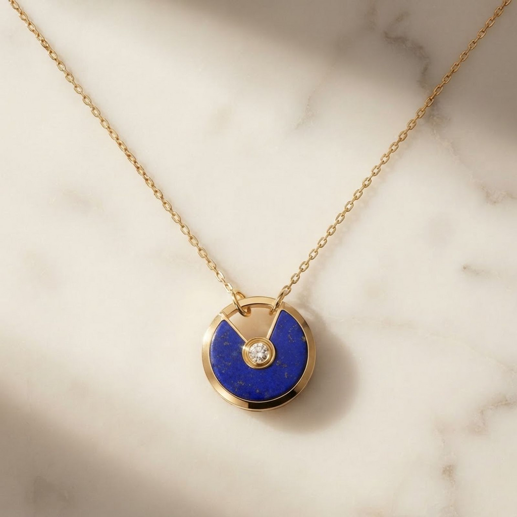 Cartier Amulette · 18K Yellow Gold · Lapis Lazuli